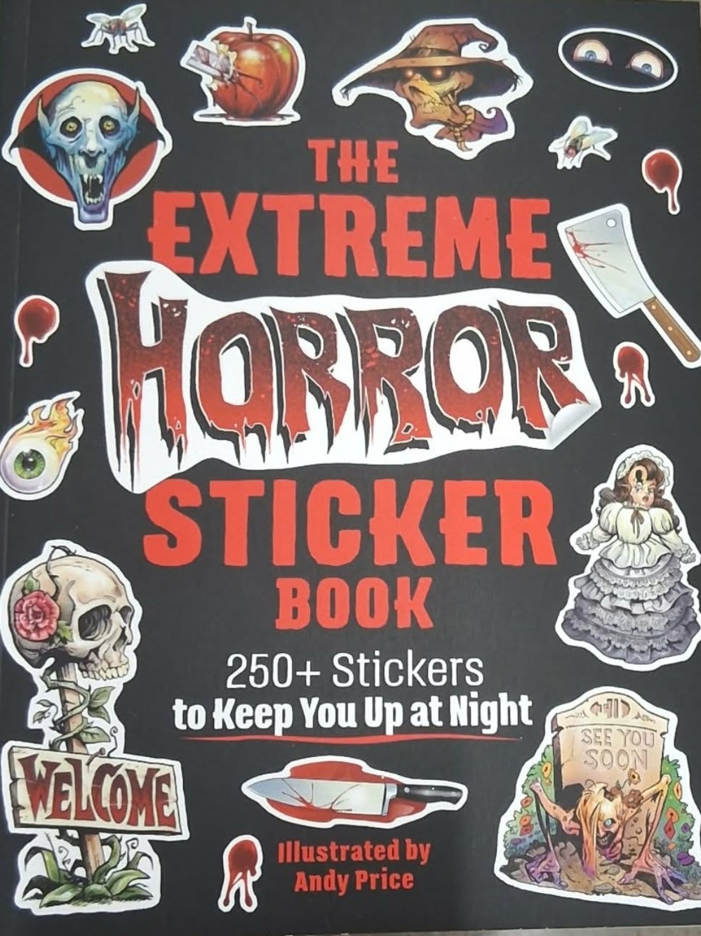 New The Extreme Horror Sticker Book